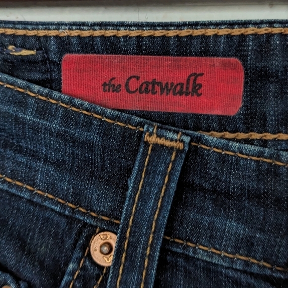 Adriano Goldschmied AG The Catwalk Straight Leg Dark Wash Denim Jeans Size 24 R - Picture 12 of 15